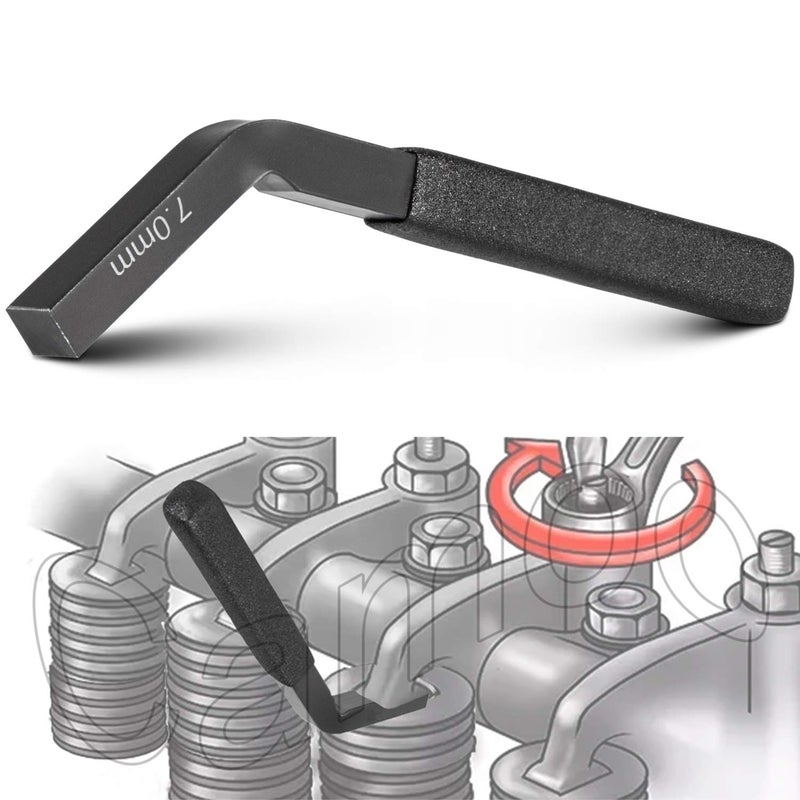 Camoo 3163530 Engine Brake Adjustment Tools 7MM for Cummins ISX Engine Jake Brake Feeler Gauge (7MM - 3163530) - Image 1